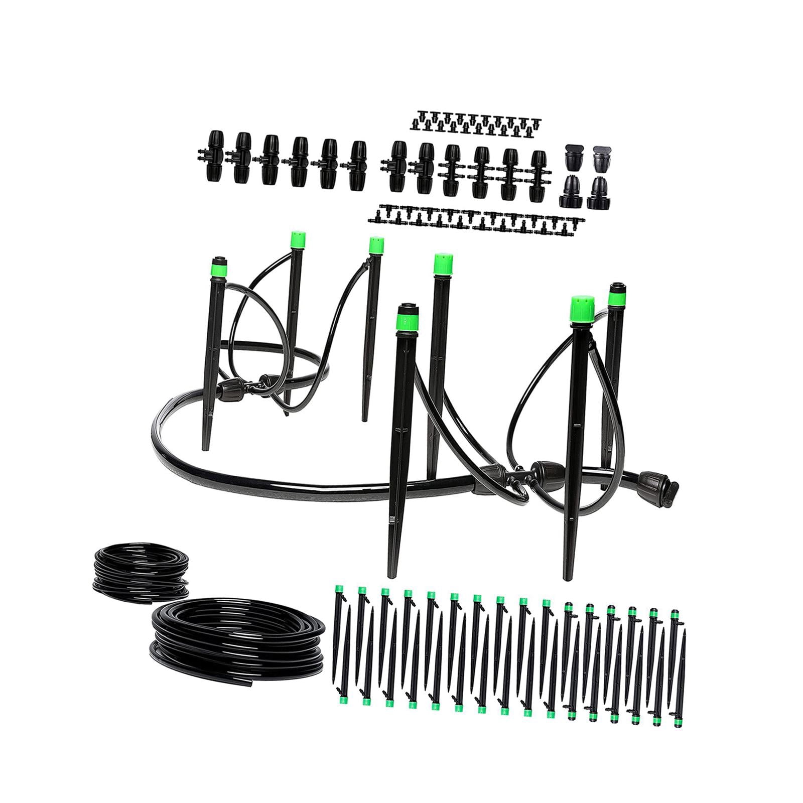 Colaxi Complete Drip Irrigation Adjustable Emitters Versatile Automatic Drip Watering System for Vegetables Simple Installation