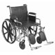 thumbnail image 1 of Silla de ruedas bariátrica Drive Medical STD20ECDDAHD-ELR Sentra EC de alta resistencia con brazos de escritorio desmontables y reposapiernas elevables, color negro, 1 of 2