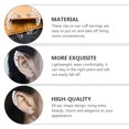 thumbnail image 2 of BESTYASH 1 Pair Non-Piercing Ear Cuffs for Women, Comfortable and Stylish Ear Accessories, Simple Fashion Jewelry, 2 of 7