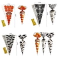 thumbnail image 4 of Bolsas de dulces de Halloween para niños, bolsas de cono, calabaza, Araña, murciélago, embalaje de galletas, bolsa de regalo, truco o trato, decoración de fiesta de Halloween, 4 of 4