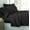 Black, variant on Persian 1800 Collection Bedding Pillow Covers Soft 4-Piece Pillowcase Set