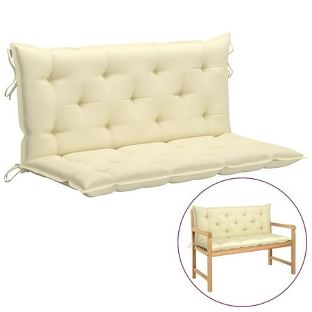 

Cushion for Swing Chair Cream White 47.2 Fabric