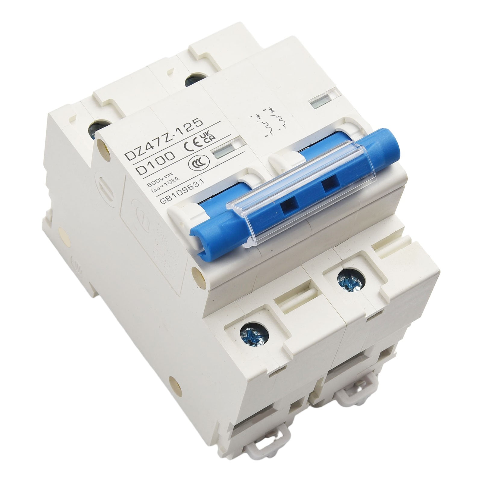DC MCB for Solar PV 2P 125A 100A 80A 600V Circuit breaker PV Battery