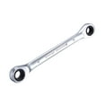 thumbnail image 5 of Unique Bargains Double Box End Ratcheting Wrench (8mm x 9mm) Metric 72 Teeth 12 Pt Ratchet Spanner Tools, CR-V, 5 of 5