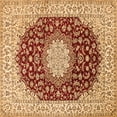 thumbnail image 1 of Ahgly Company Indoor Square Medallion Orange Traditional Area Rugs, 3' Square, 1 of 1