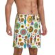 thumbnail image 2 of Balery Beautiful African Womens Pantalones cortos de pijama de punto de algodón para hombre con cinturilla y bolsillos-4X-Large, 2 of 6