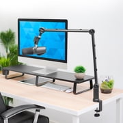 Mount-It! Adjustable Microphone Boom Arm with Clamp