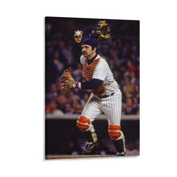 Thurman Munson Poster Canvas Poster Print Photo Art Painting Canvas Poster Home Decorative Bedroom Modern Decor Posters Gifts 12x18inch(30x45cm)
