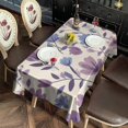 thumbnail image 2 of Pioneer Flower Floral Print Pattern Rectangle Tablecloth 60"x102",Waterproof Polyester Rectangle Table Cloth, Wipeable Spillproof Polyester Tablecloth for Dining, Camping, Indoor and Outdoor, 2 of 6