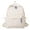 White, variant on Modisza Canvas Backpack for Women Hippie Boho School Bookbag Casual Work Travel Top Handle Satchel