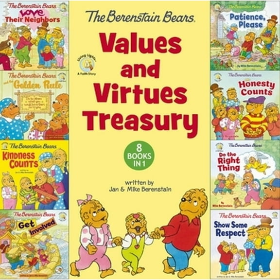 Pre-Owned The Berenstain Bears Values and Virtues Treasury: 8 Books in 1 (Hardcover) 0310734959 9780310734956