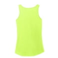 thumbnail image 6 of Port & Company Ladies Core Cotton Tank Top-4XL (Neon Yellow), 6 of 6