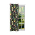 thumbnail image 2 of MKHERT Cactus Flowers Window Curtain Living Room,Bedroom Window Drapes 52x84 inch, 2 of 3