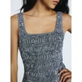 thumbnail image 4 of Free Assembly Women's and Women's Plus Cotton Sleeveless Smocked Midi Dress Size-XS to 4X, 4 of 6