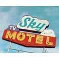 thumbnail image 2 of Delimont, Danita 18x15 Gold Ornate Wood Framed with Double Matting Museum Art Print Titled - Sky Motel, 2 of 4