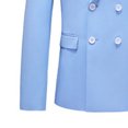 thumbnail image 5 of Horkkom Mens Suits Classic Fit 2 Piece Double Breasted Blazer Dress Pants Suits for Party Wedding and Business, 5 of 8