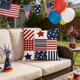 thumbnail image 5 of Independence Day Pillow Covers Striped Print Seat Cushions For Indoor Holiday Decor, 5 of 6