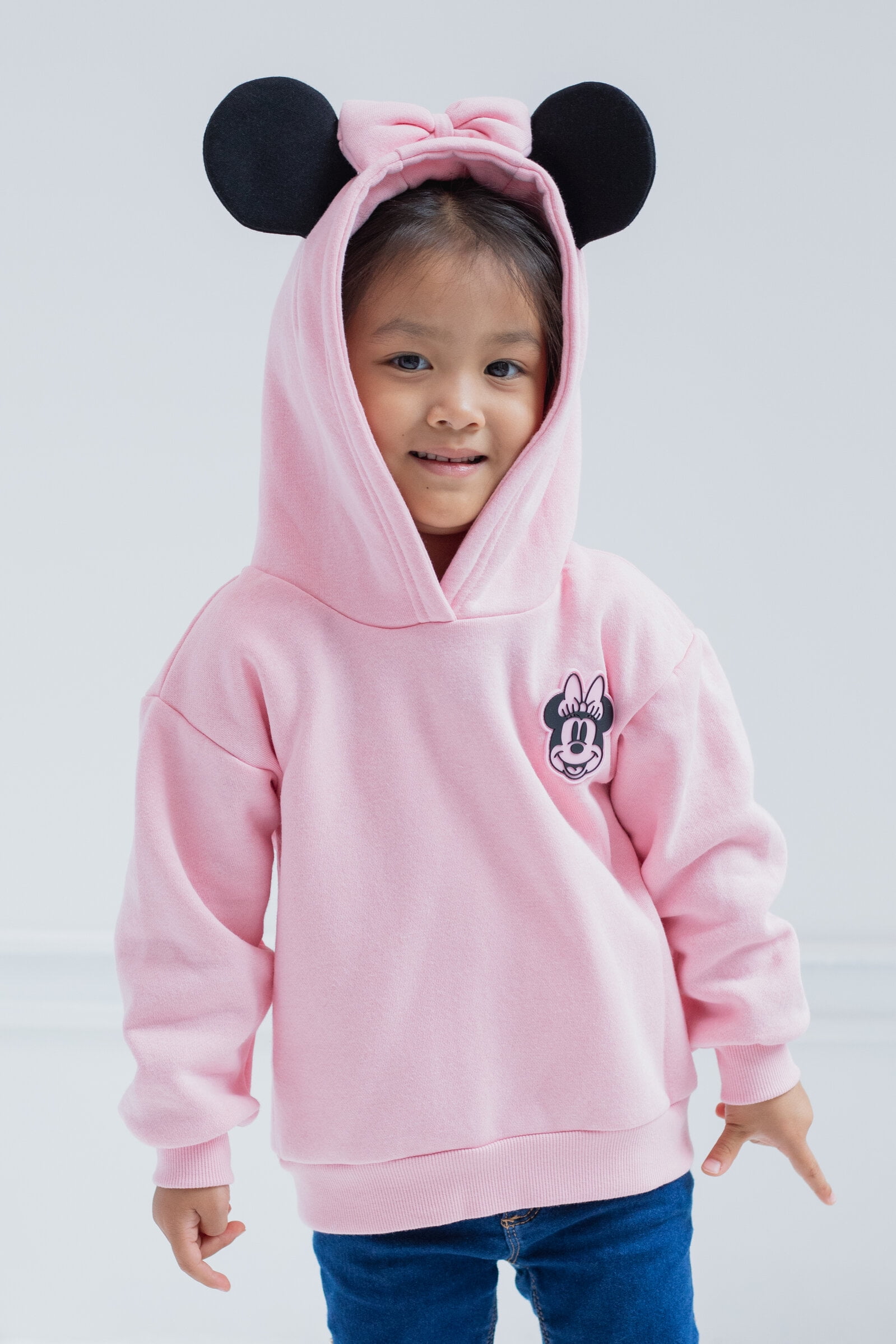 Pink minnie mouse hoodie best sale