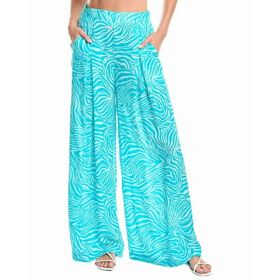 Vince Camuto womens Cover-Up Pant, l, Blue