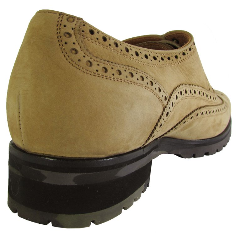 Donald J Pliner Mens Marty-TQ Wingtip Oxford Shoes, Taupe  display picture 1