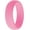 Pink, variant on Neon Silicone Wedding Ring Engagement Ring, Silicone Rubber Wedding Bands for Men Women, Anniversary Idea for Couples (Pink - Plain, 12)