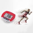 thumbnail image 3 of 1 Set Digital Pedometer High Clearly Accurate Reading Sensitive Touch Button Electronic Large Screen Pedometer Running Use, 3 of 7