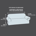 thumbnail image 3 of SmartFit 1-Piece Soft Touch Stretch Sofa Furniture Cover, Tan, 3 of 6