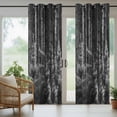 thumbnail image 4 of Summer Black Outdoor Curtains for Patio, Forest Pine Trees Waterproof Outside Curtains Privacy Blackout Curtain for Porch Pergola Cabana, 2 Panel 54W x 95L Inch, 4 of 9