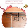 thumbnail image 4 of Estante para copas de vino debajo del gabinete, soporte de metal, organizador de copas de vino, colgador de almacenamiento para bar, cocina, negro, 4 filas, 4 of 5