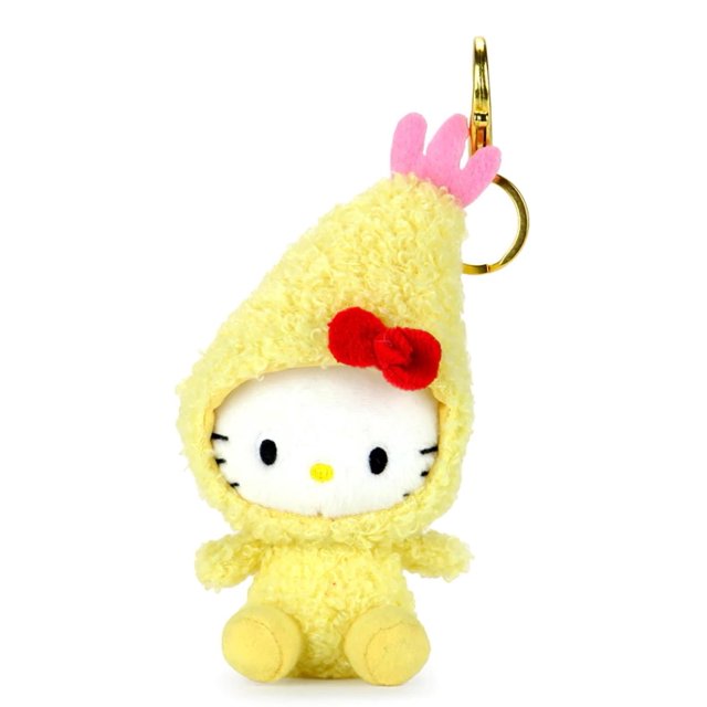 Hello Kitty x Nissin Cup Noodles Plush Charm Keychain Tempura Kitty