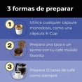 thumbnail image 4 of Cafetera Hamilton Beach FlexBrew 3 en 1 Programable para 12 Tazas, Compatible con K-Cup, Café Molido, Jarra de Vidrio y Taza Individual 1050W, 4 of 8