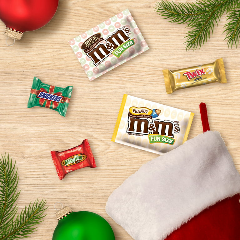 Christmas M&M's Peanut Chocolate Candies Large Bag