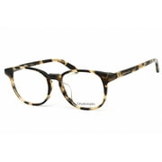 Calvin Klein CK18529A 244 Women's Khaki Tortoise Round Eyeglasses
