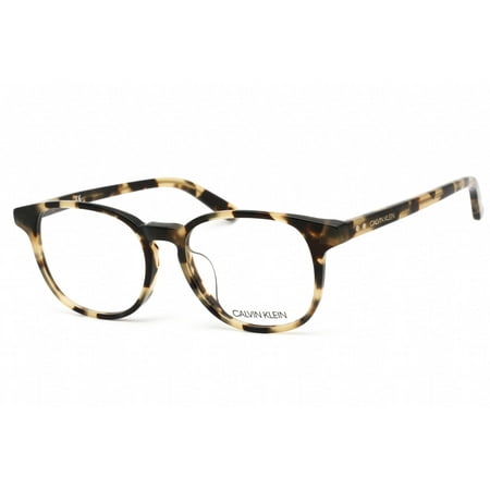 Calvin Klein CK18529A 244 Women's Khaki Tortoise Round Eyeglasses