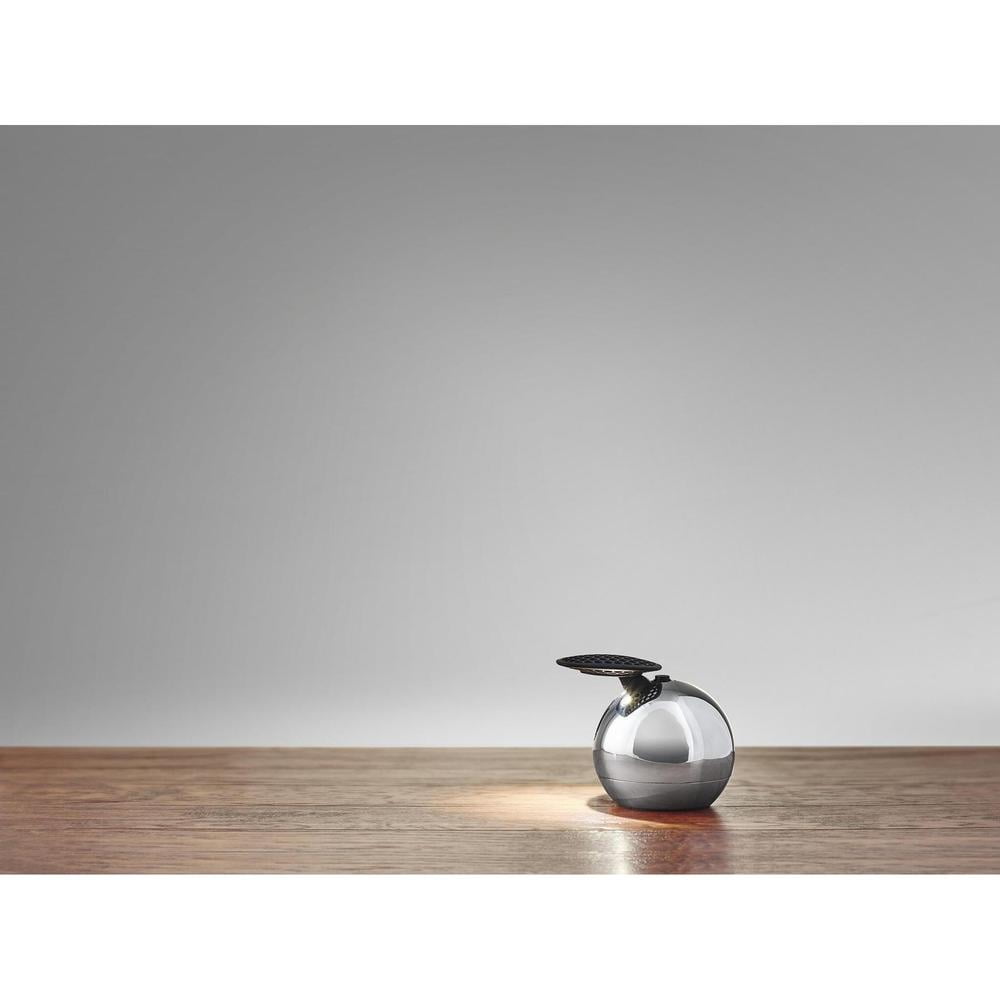 Adesso® ADS360 Kiu LED Desk Lamp, 20 1/2"H, Black Shade/Chrome Base