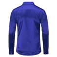 thumbnail image 3 of Camisa formal ajustada de manga larga brillante de moda casual para hombre, 3 of 4