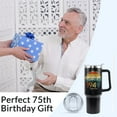 thumbnail image 6 of 76th Birthday Gifts for Men Women 76 Year Old 1949 Birthday Gift Ideas for Dad Mom 40oz Tumbler Cup With Handle, Took Years to Look This Good, 6 of 7