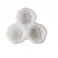 thumbnail image 2 of Vela de peonía: molde de silicona de 3 cavidades para fondant de peonía, apto para resina epoxi floral, cera, jabón, arcilla, yeso, velas de té, gelatina, chocolate y pasteles hechos a mano, 2 of 8