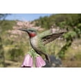 thumbnail image 3 of 5.5" Hummingbird on Foxglove Outdoor Garden Statue, 3 of 7