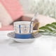 thumbnail image 4 of Taza de te Yotijar de cerámica pintada 250ml con platillo azul, 4 of 9