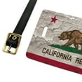 thumbnail image 2 of Rustic Distressed California State Flag Luggage ID Tags Suitcase Carry-On Cards - Set of 2, 2 of 5