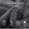 thumbnail image 3 of U2SKIIN Mens Robe Big and Tall with Hood,Full Length Plush Robe for Men Long Fleece Bathrobe（Dark Grey, L/XL）, 3 of 5