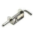 thumbnail image 2 of 1PCS Metal Lock Barrel Bolt Spring Loaded Latch 120/128mm Long Grip Heavy Duty, 2 of 5