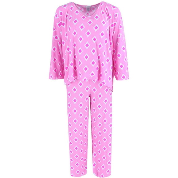 Breakfast in Bed Flowing Pajama Set (Women's Plus)