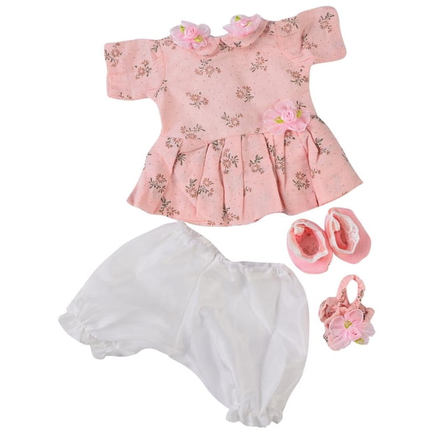 Adorable Doll Dress Hairband Suit 6-17 Baby Girl