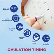 Veridian 60-Second Basal Digital Thermometer | Natural Family Planning Aid | Results to 1/100 Degree