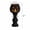 10 Inch A6, variant on Black Woven Paper Rope Jack-O-Lantern Candle Holder with LED Tealight, Warm Glow LED Pumpkin Candle Lamp Indoor Halloween Harvest Buffet Decor