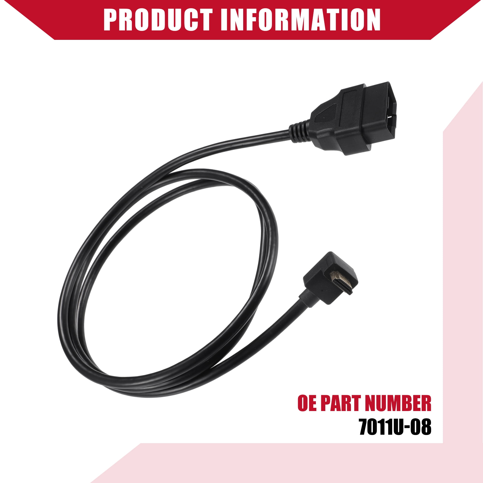 Unique Bargains X4 OBD2 Cable for Xcalibrator X4 Model Tuner Scanner Durable Plastic