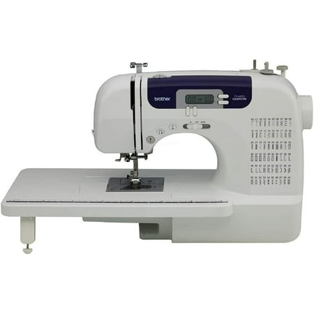 Open Box Brother Sewing and Quilting Machine, CS6000i, 60 Built-in Stitches - WHITE/BLUE
