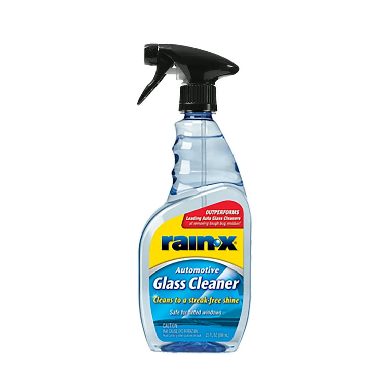 Rain-X Glass Cleaner 23oz, Automotive Glass Spray Safe for Tinted